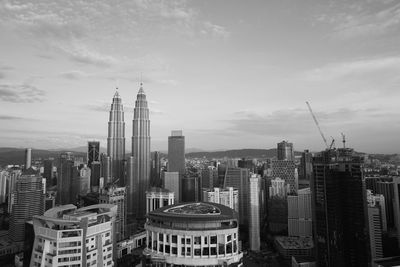 View of cityscape against sky