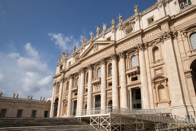 View of st. peter's basilica in vatican city