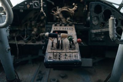 Close-up of vintage car