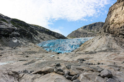 Nigardsbreen glacier in norway