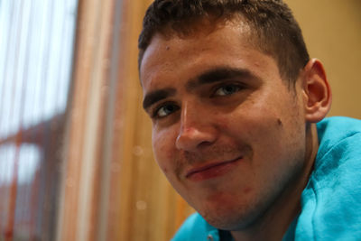 Close-up of young man
