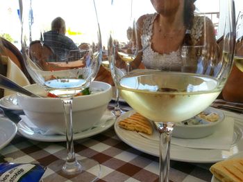 Close-up of food in restaurant