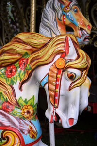 Close-up of buddha statue