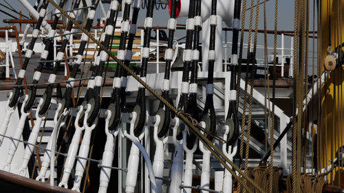 Full frame shot of pipes