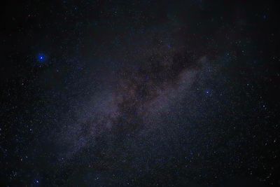 Low angle view of stars in sky at night