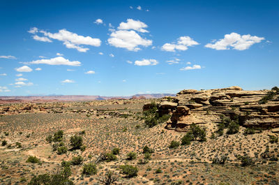 Panoramic view of landscape against sky