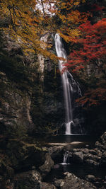 Mino japan 2018 scenic view of waterfall