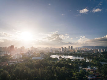 Cityscape against sky