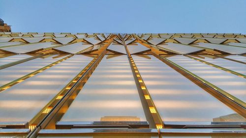 Low angle view of bridge against sky