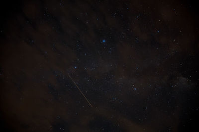 Low angle view of stars in sky