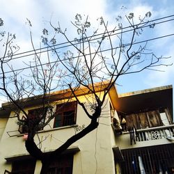 Low angle view of building against sky