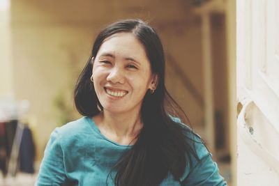 Portrait of a smiling young woman