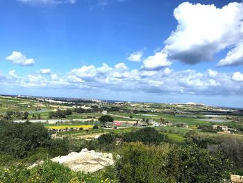 Scenic view of landscape against sky