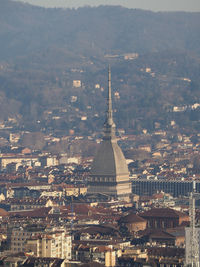 High angle view of a city