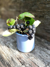 Close-up of fruit on table