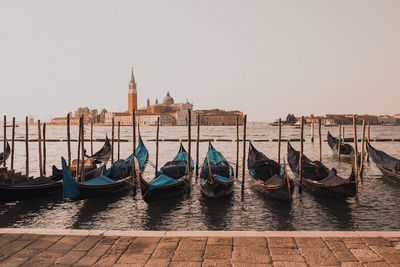 Boats in sea