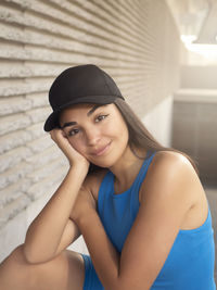 Portrait of young woman