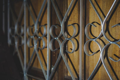 Full frame shot of metal fence