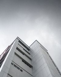 Low angle view of modern building against sky