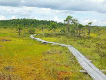 Scenic view of landscape against sky