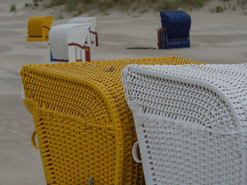 The beach of juist in the north sea