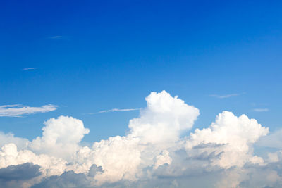 Low angle view of clouds in sky