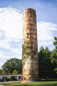 Low angle view of castle against sky