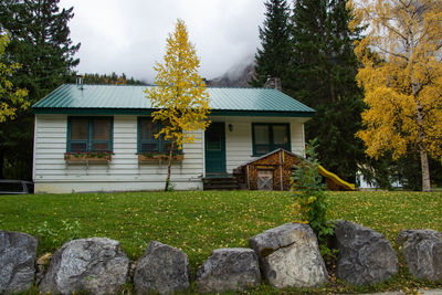 House at field, yoho national park, british columbia, canada