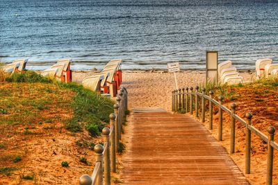 Footpath leading to beach