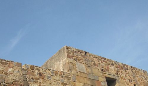 Low angle view of historical building against sky