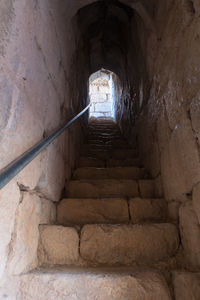 Staircase in old building