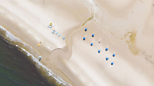 Aerial view of beach