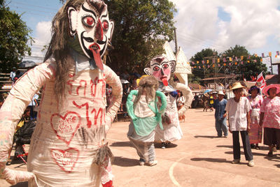 Group of people in traditional clothing