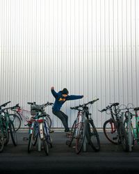 Bicycles on bicycle