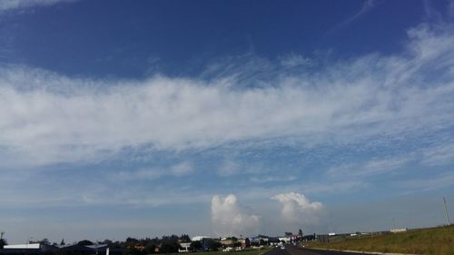 View of cloudy sky