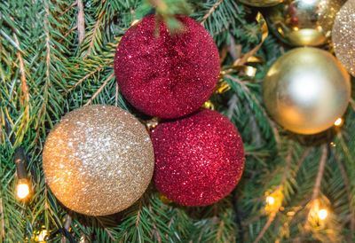 Close-up of christmas decoration