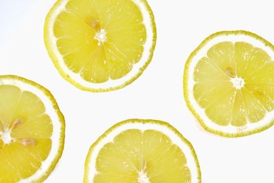 Close-up of lemon slice