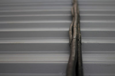 Full frame shot of metal grate against wall
