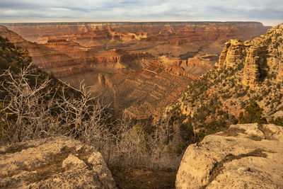 View of rock formations