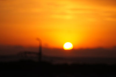 Scenic view of sunset