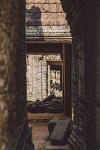 Old ruins of building