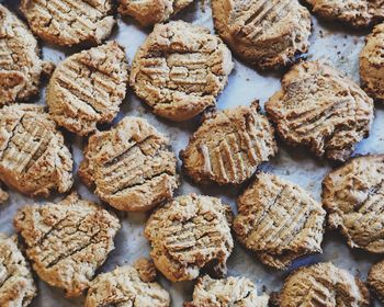 Full frame shot of cookies