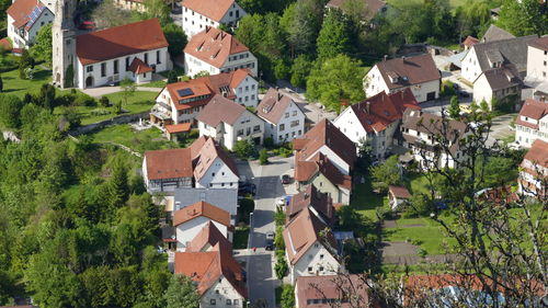 Houses in village