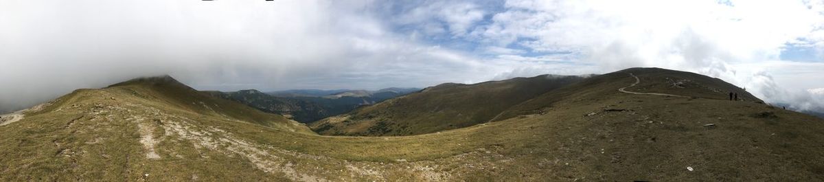 Panoramic view of landscape against sky