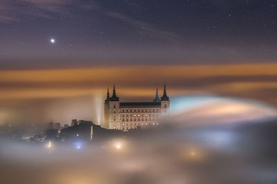 View of building at night