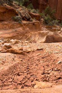 Scenic view of mud