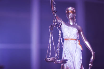 Close-up of lady justice