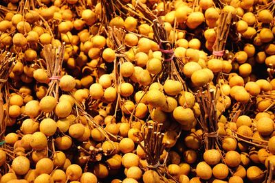 Full frame shot of fruits for sale at market stall