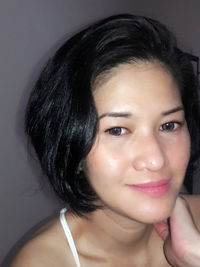 Portrait of young woman