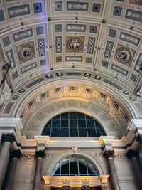 Low angle view of historical building